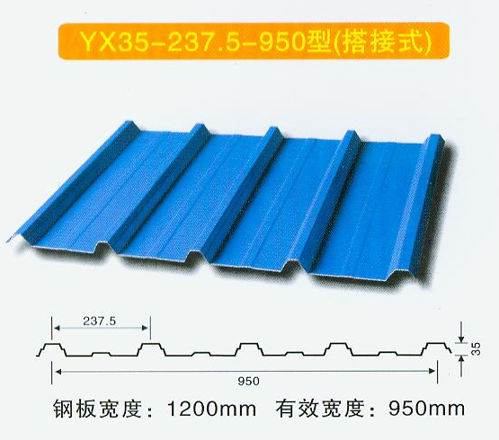 YX35-237.5-950型（搭接式）